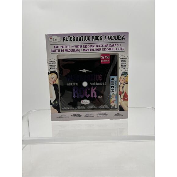 The Balm Cosmetics Alternative Rock Vol.1 Face Palette + Scuba Blk Mascara - Picture 3 of 13